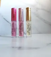 Too Faced Plump & Go Ultimate Travel Plumping Gloss Set 2.8 g x 3 New Authentic
