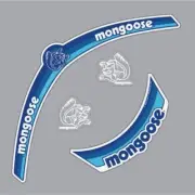 Mongoose - Helmet Decal set - Blue - Old school bmx