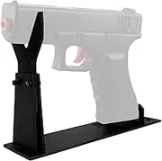 Toy Sighting Stand - Five Levels of Height Adjustable Acrylic Toy Storage - Bench and Stand for Shot, Handguns Accessories, Airguns Stand Display, and