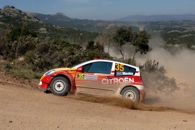 Kris Meeke GBR in action on Stage 2 2005 WRC Rally Car Racing Old Photo