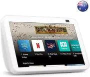 Echo Show 8 (2nd Gen) | HD smart display with Alexa and 13MP camera Glacier Whit