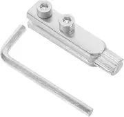 1 Set Angle Valve Extractor Plumbing Thread Extractor Thread Remover Removal Tool Remover Broken Thread Extractor Broken Thread Extractor Silver