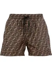 [Fendi] Fendi-Boxer Da Mare In Nylon Con Motivo Ff-Uomo 52