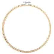 6Pcs 26cm Embroidery Hoops Adjustable Cross Stitch Frame Circle Stretch Clip Set