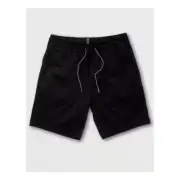 Volcom Frickin Elastic Waist 19" Chino Short Black