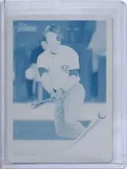2011 Topps Heritage Minors Matt Davidson Cyan Printing Plate...Only World 1/1
