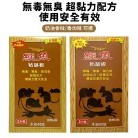 在飛比找momo購物網優惠-【百貨King】鱷魚環保黏鼠板-小2入(兩種香味可選)