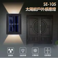 在飛比找樂天市場購物網優惠-SE-105 太陽能戶外感應燈 自動亮燈 太陽能燈 露營燈 