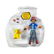 Tomy Pokemon Ash & Pikachu Figures 2-pack Pokeball Pokedex Age4+ *NEW#1* T18515B