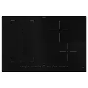 ROGESTAD induction hob, IKEA 500 black, 78 cm
