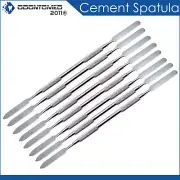 8 Pcs Dental Cement /Wax Spatulas Double Ended Mixing Scraper Stainless Steel