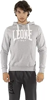 LEONE 1947 APPAREL(レオーネ１９４７ アパレル) Leone 1947 Big Logo Men's Hoodie, Grey Melange, 2XL