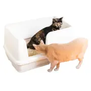 EZI-LOCKODOUR XL Dual Layer Cat Litter System Large Cat Feline Pellets Pads Pet