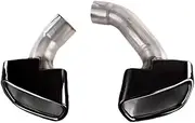 Car Exhaust Pipe Exhaust Tip Compatible for BMW X5 F15 28i 30i 2014-2018 Stainless Steel Square Muffler Tip Tailpipe X Series(X5 Black)