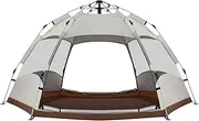 OGL 3-5 Person Pop Up Tent Waterproof Instant Camping Tent for Hiking Beach Shelter Family Dome Sun Shade Hiking Picnic Outdoor