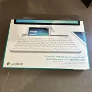 New Logitech Multi-Device Keyboard K480 Clavier Bluetooth Multi-appareils WHITE