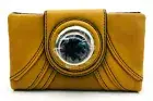 MIMCO MOD BUTTON LEATHER WALLET IN HONEY TAN BNWT RRP$169