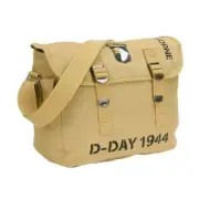 US Army Canvas Fighting Bag Shoulder Bag WWII D-Day 101st Airborne Division Bag