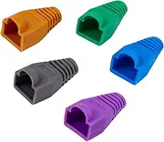 KICHOUSE Ethernet Cable Connectors Boots Cover 100 Pcs Network Cable Head Plastic Connect Plug Cover