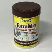 Tetra TetraMin Tropical Flakes 28g Aquarium Tetra Min Fish Food Flakes