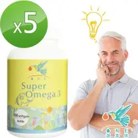 在飛比找ETMall東森購物網優惠-【ONE 源萃倈】SuperOmega金鑽魚油 5入