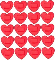 Flexible Comfortable Heart Shaped Bandages 25pcs Waterproof First Aid Tape for Outdoor Activities