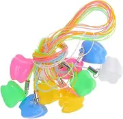 Yardwe 10pcs Boxes Tooth Holder Keepsake Box Tooth Case Cherish Childhood Memories with Portable Storage