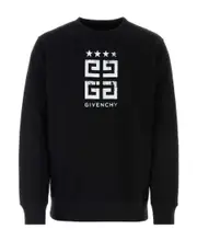 Givenchy Logo Printed Crewneck Sweatshirt black
