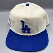 Los Angeles LA Dodgers Hat Men Corduroy The Golfer New Era Snap Back Cap New