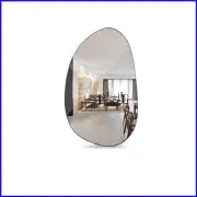 Stylish Frameless Asymmetrical Wall Mirror for Bedroom and Living Room Decor