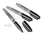 Bulk of 3 Hidden Compartment Fake Marker Pen Secret Stash Safe Container Storage
