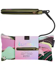 Glister Mini Adventurist Flat Iron (with Designer Travel Pouch) - Green