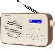 Portable DAB/DAB+ and FM Digital Radio Personal Small DAB Radio Alarm Clock 60