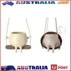 Swing Face Planter Creative Wall Hanging Head Planter for String of Pearls Plant