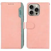 For iPhone 13 Pro Max Case with RFID Blocking Leather Wallet Flip Folio Stand Phone Cover