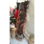 達摩大師紅豆杉原木，木雕藝術品