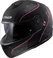 LS2 FF908 Strobe II Lux, flip up helmet , color: Matt Black/Pink , size: 3XL