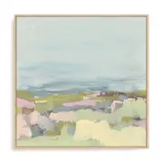 Artey | Sweet Scape I - Framed Canvas - Natural Frame - 64 x 64cm
