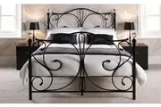 Istyle Christina King Single Bed Frame Metal Black