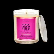 Bath & Body Works White Barn Black Cherry Merlot Scented Candle