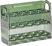 Rrlihjgu Fridge Egg Holder,3-Tier Egg Organizer for Fridge With Time Scale - Space-Saving Egg Bin Fridge Storage Container, Large Capacity Egg Rack, Hold 30 Eggs