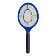 Bug Zapper Racket Electric Fly Swatter Handheld Battery Powered Zapper (Blue) HO