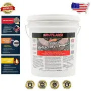 Easy Cast Rutland Refractory Cement - 25LB for Outdoor/Indoor Heating Solutions