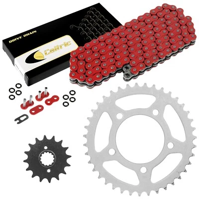 Red O-Ring Drive Chain & Sprockets Kit for Suzuki GS500E GS500F GS500H 1994-10