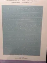 Spellbinders Geometric shapes Embossing Folder 3D of the Month July 2022