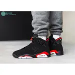 JORDAN 6 黑紅 AJ6 OG 喬丹六代 復古休閒百搭籃球鞋 384664-060男女鞋