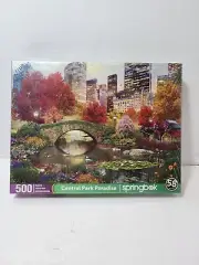 Springbok's 500 Piece Jigsaw Puzzle Central Park Paradise 18" x 23.5" New Sealed