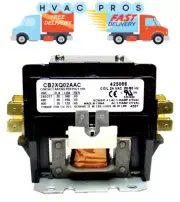 Tyco Lennox Armstrong Contactor Relay 2 Pole 30 Amp 3100-20Z508D 3100Y20Q220B