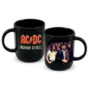 [ICUP] AC/DC Highway to Hell Cappuccino Ceramic Mug (Black)