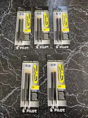 Pilot G2 Gel Pen Refill in Navy Blue - Fine Point - 5 x Pack of 2 - NEW - P77252